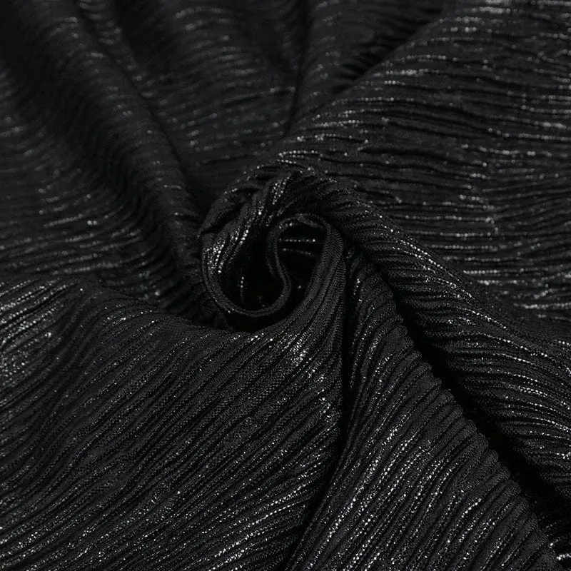Herren Punk Strappy Mesh Splice Weste mit Kapuze
