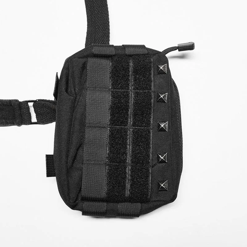 Herren Punk Big-Pocket Buckle Harness