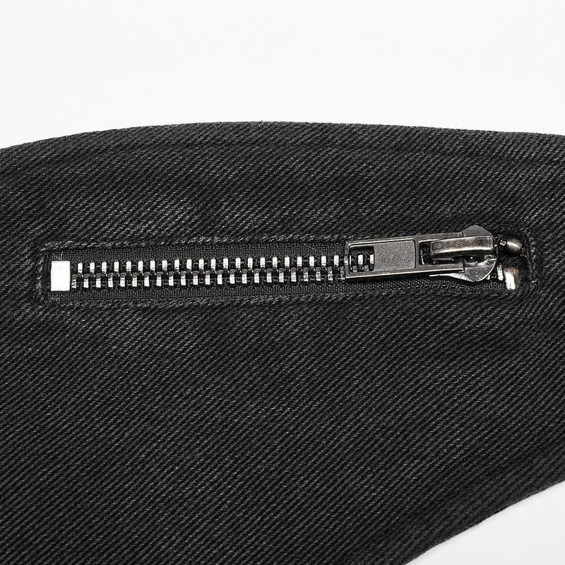 Herren Punk Big-Pocket Buckle Harness