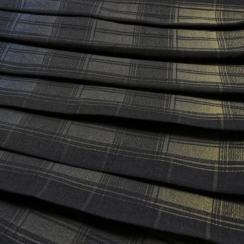 Karierter Kilt mit Punk-Farbverlauf für Herren (verstellbare Taille)