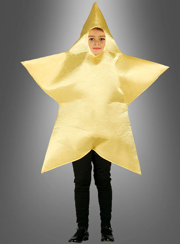 Goldener Stern Kinderkostüm