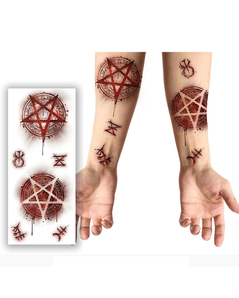 Satanic Panic Tattoos