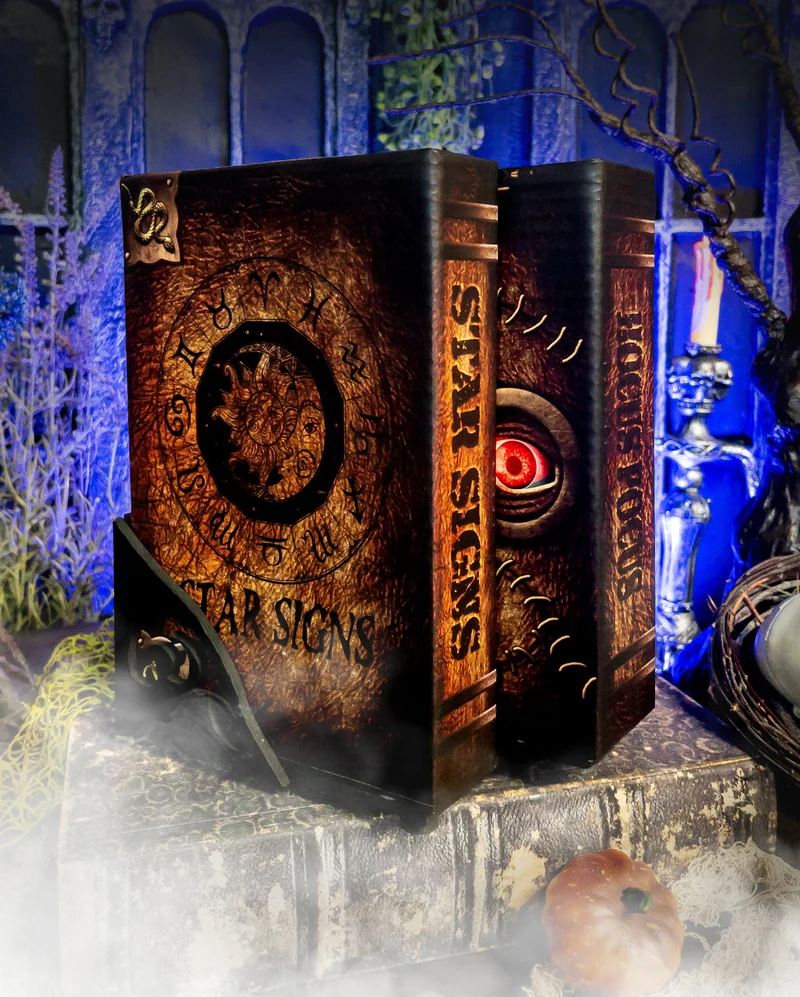 Book of Spells & Star Signs Halloween Animatronic 25cm