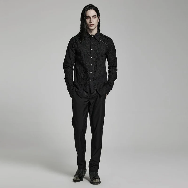 Gothic-Spitzenhemd für Herren