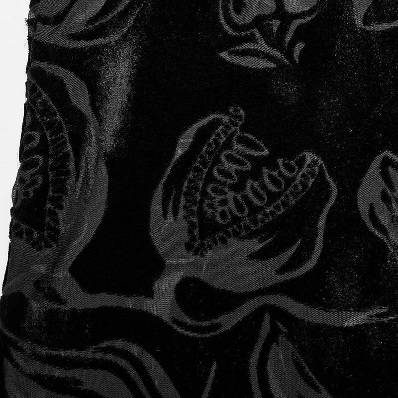 Gothic Sheer Chomper Samthemd für Herren