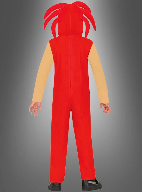 Hedgehog Igel Overall Kinder rot
