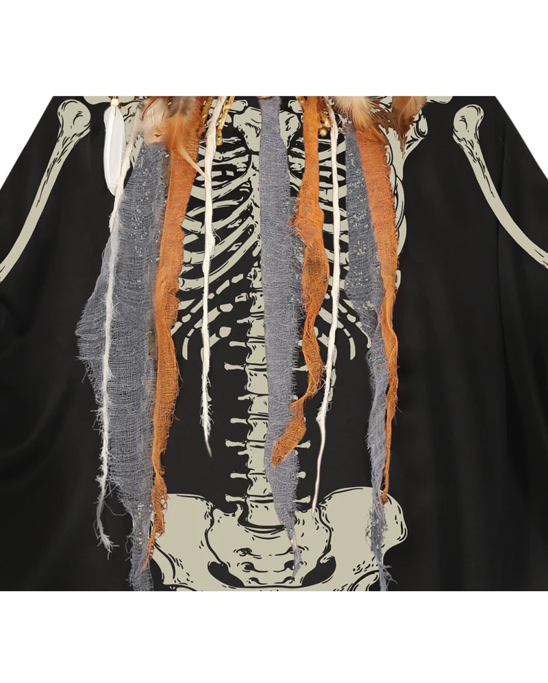 Skelett Voodoo Poncho