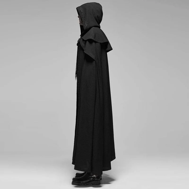 Mehrschichtige Vintage-Kapuzenmäntel für Herren