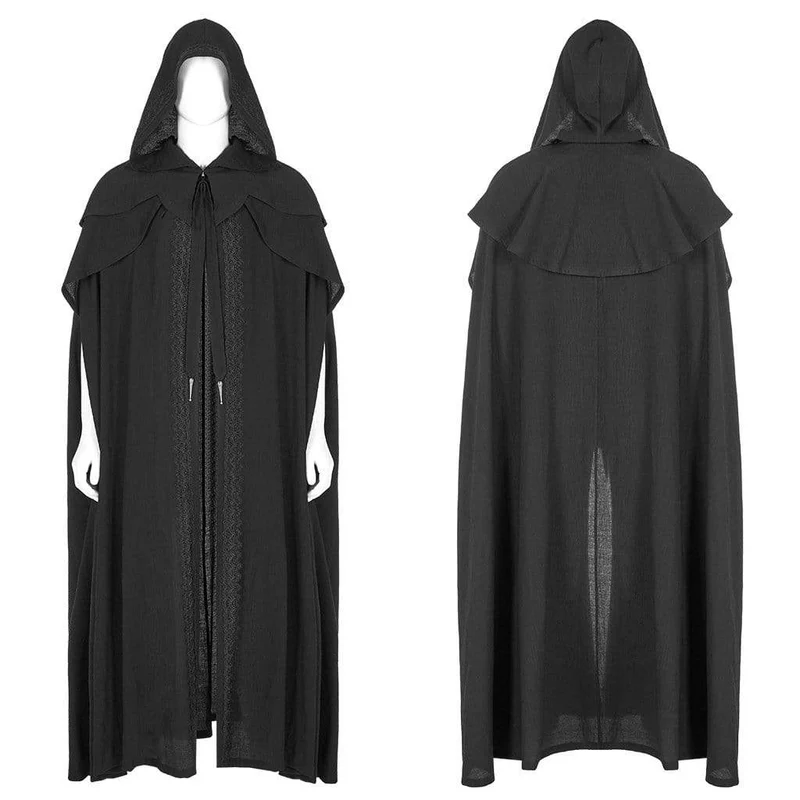 Mehrschichtige Vintage-Kapuzenmäntel für Herren