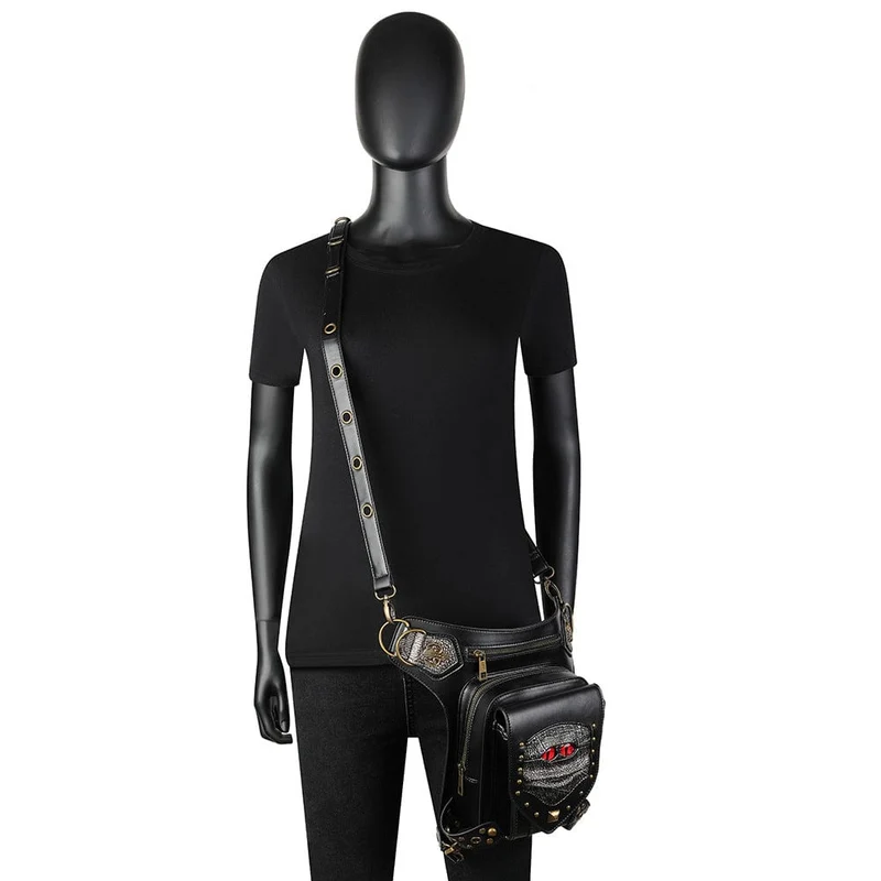 Unisex Steampunk Evil Eyes Multifunktionstasche