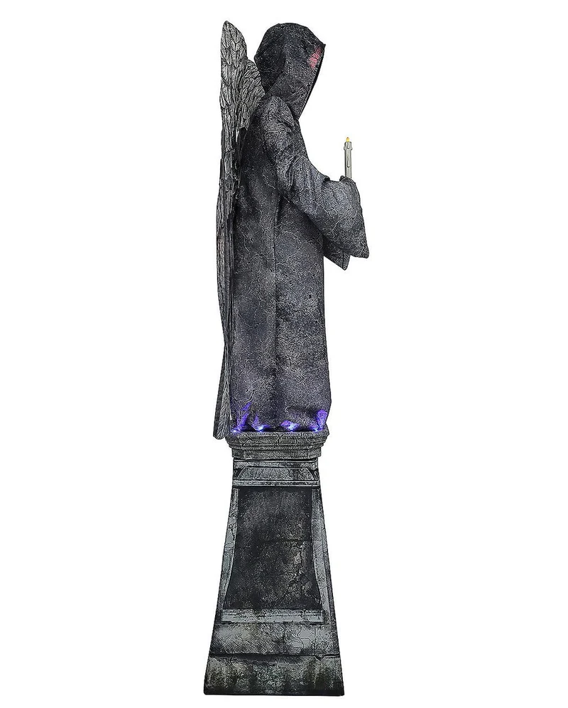 Todesengel auf Grabstein Halloween Animatronic 244cm