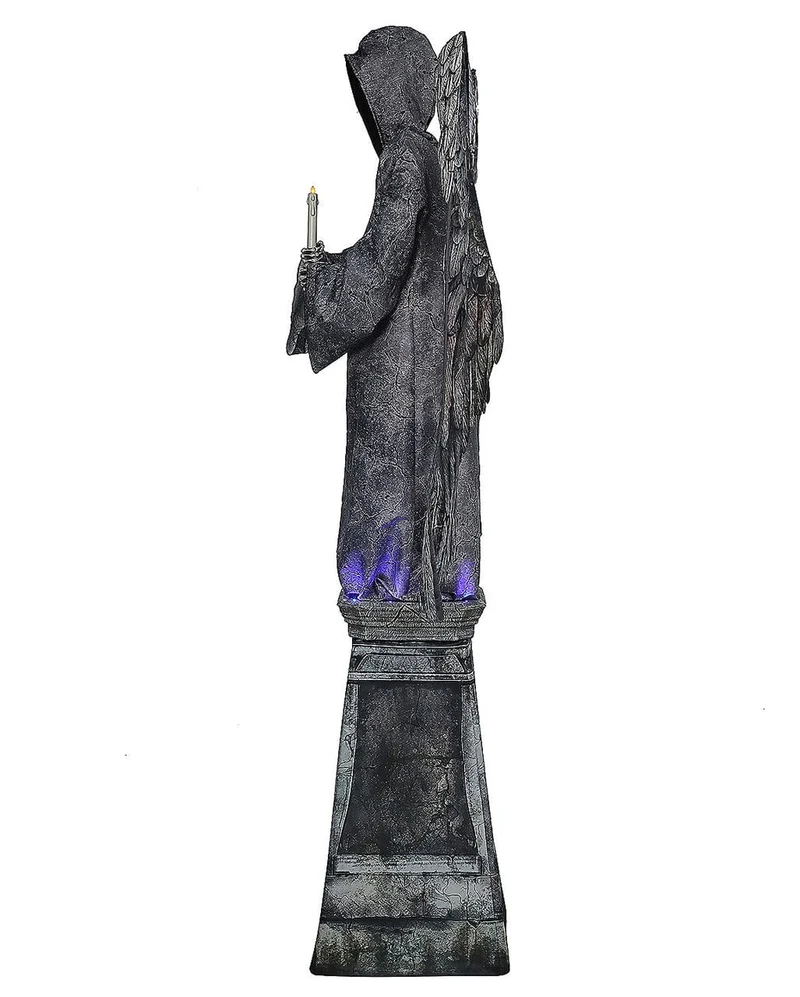 Todesengel auf Grabstein Halloween Animatronic 244cm
