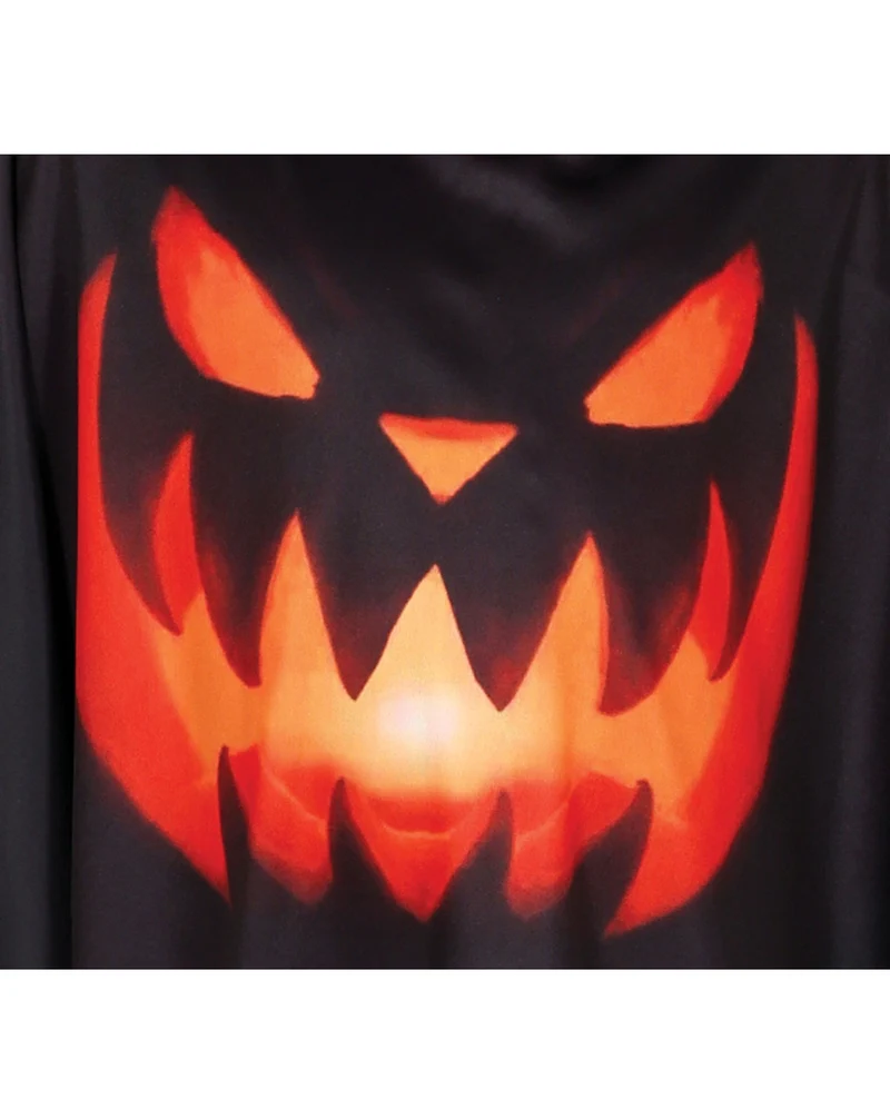 Halloween Kürbis Poncho für Kinder