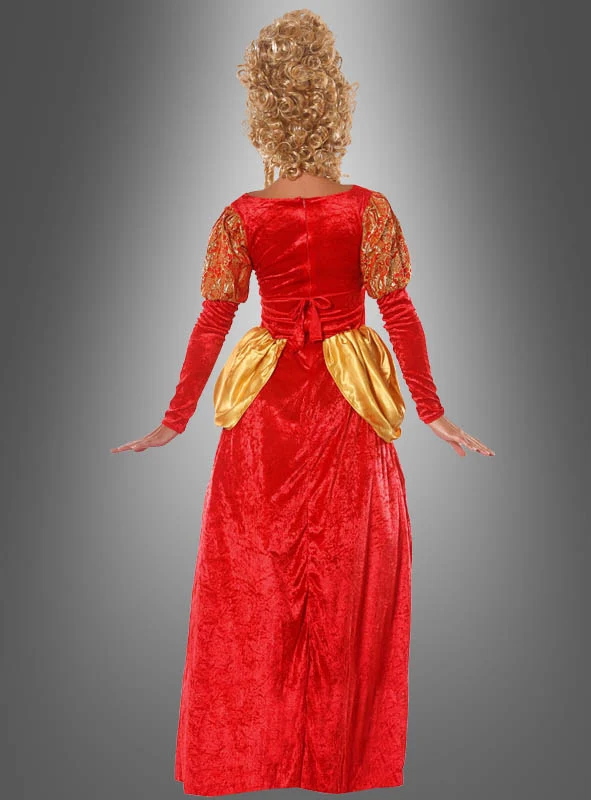 Rotes Barockkleid Baronin