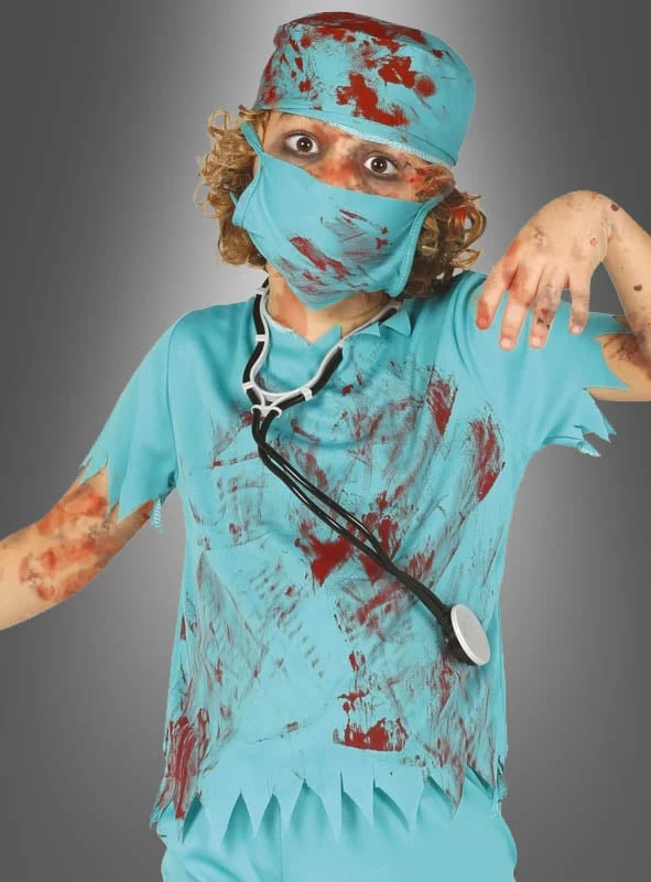 Zombie Arzt Halloween Kinderkostüm