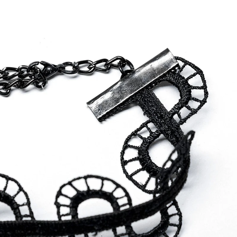 Gothic Rose Schlangenhalsband für Damen