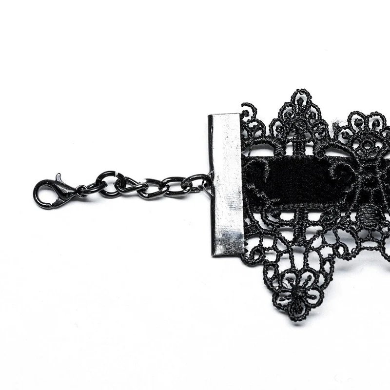 Gotischer Perlen-Spitzen-Choker für Damen