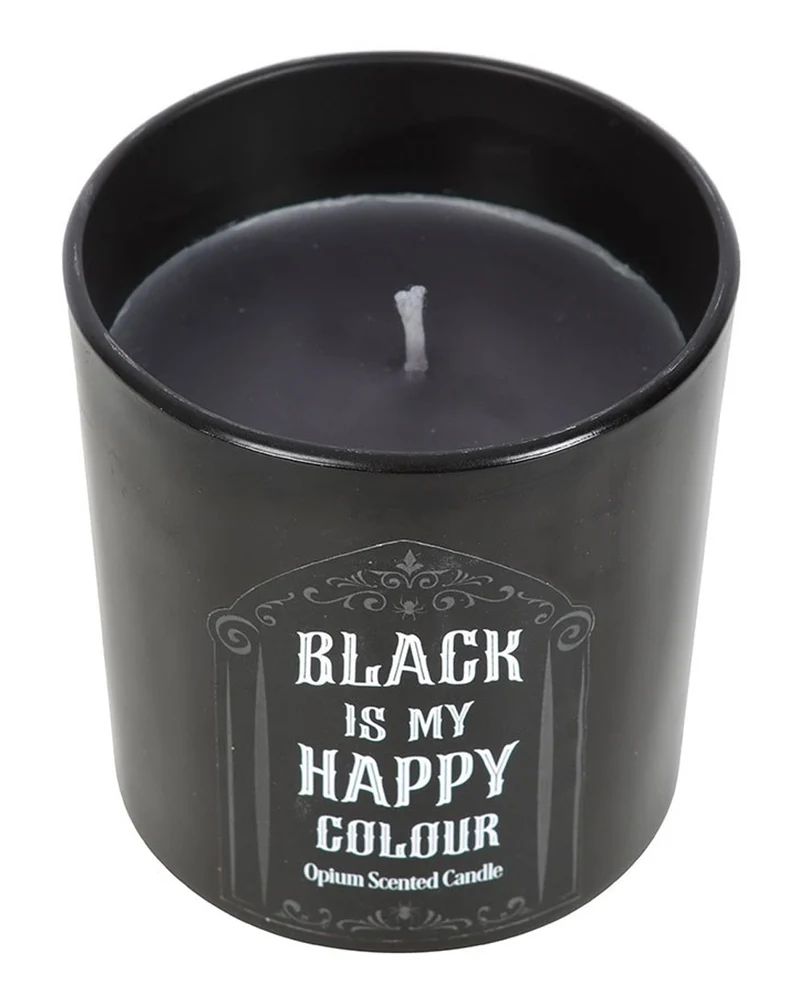 "Black is My Happy Colour" Opium Duftkerze