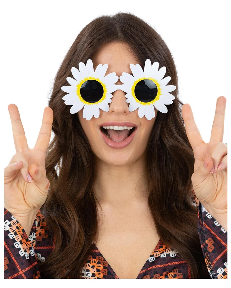Hippie Brille Gänseblümchen