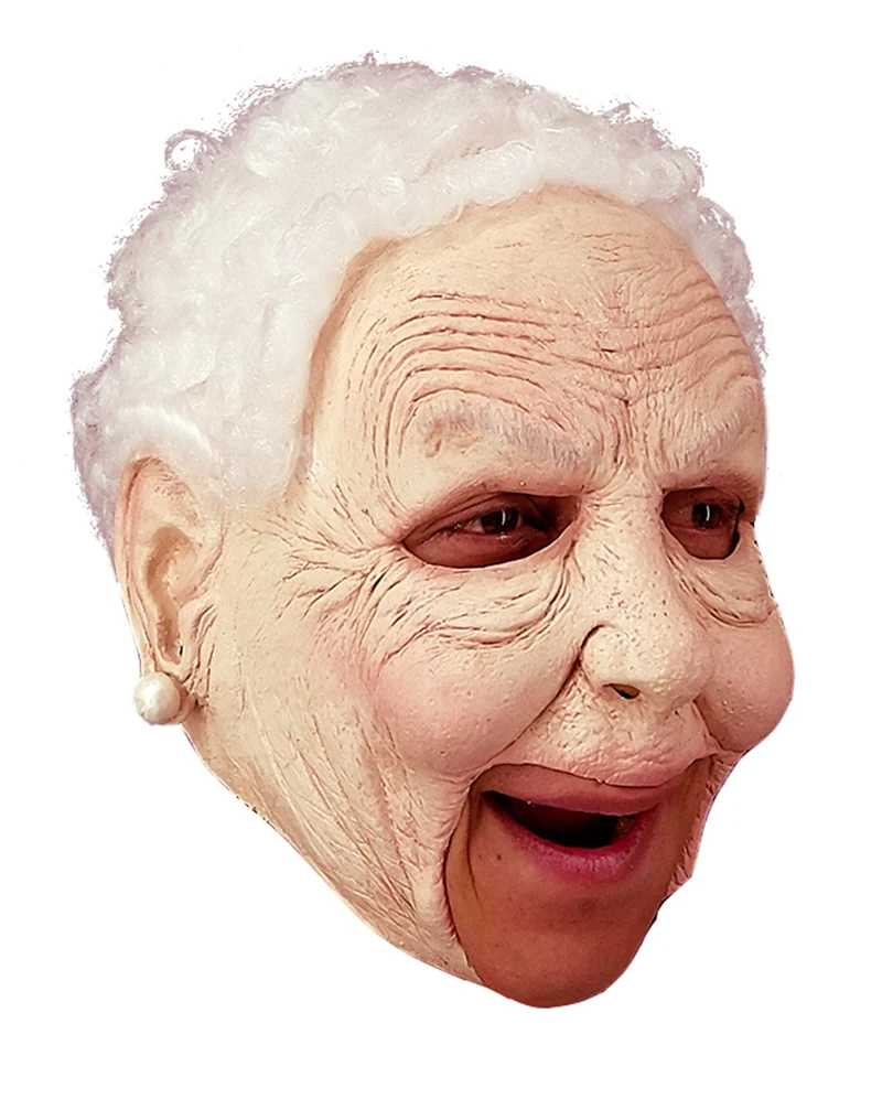 Old Granny Nanny Deluxe Maske