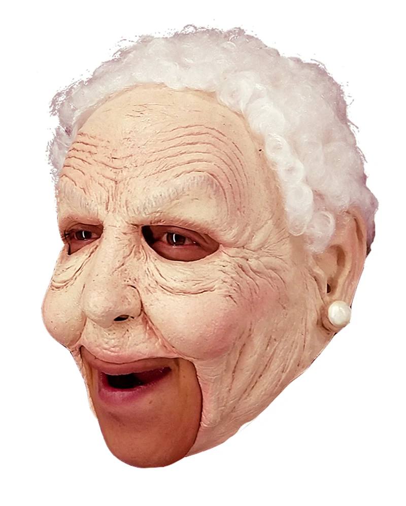 Old Granny Nanny Deluxe Maske
