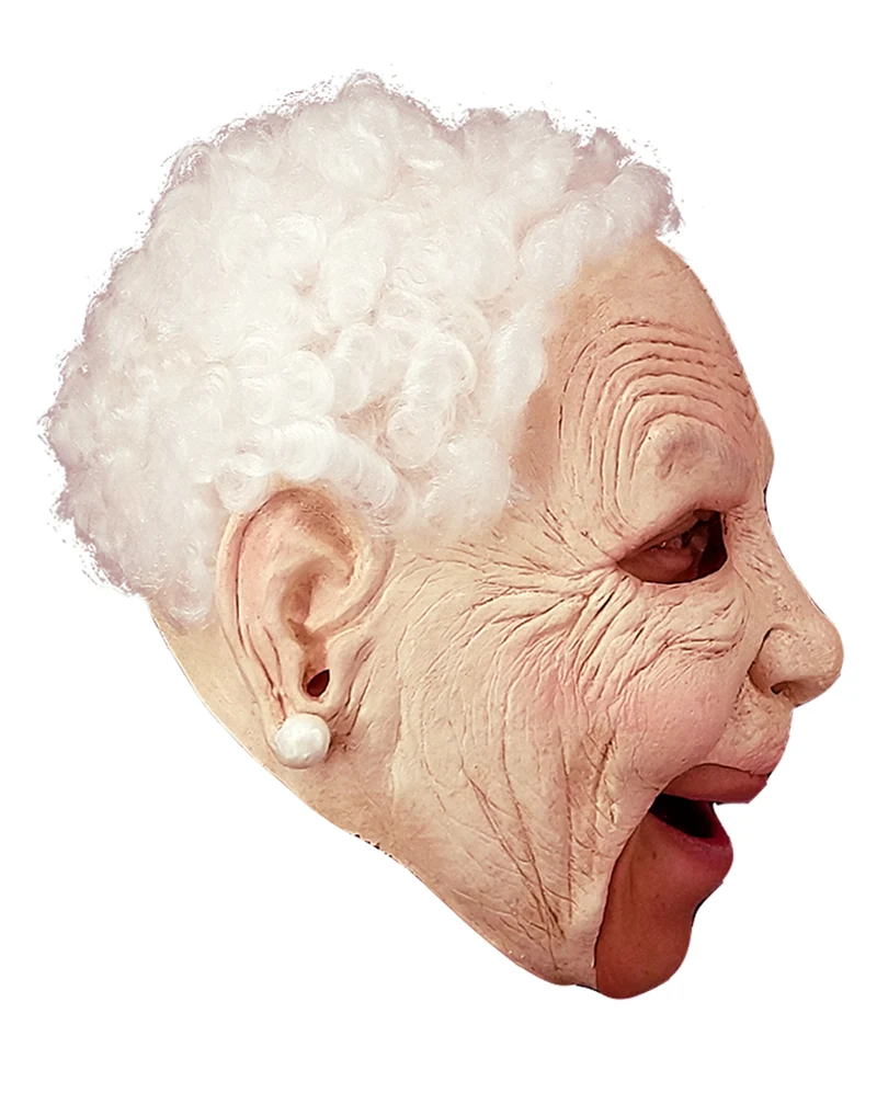Old Granny Nanny Deluxe Maske
