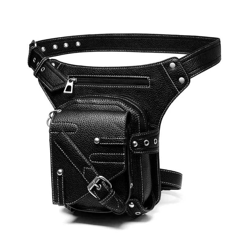 Steampunk Buckle Stitch Gürteltasche für Herren
