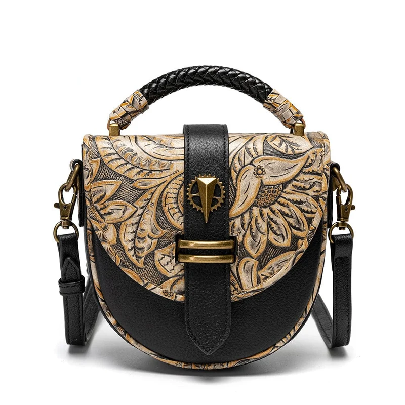 Steampunk geprägte Schnallentasche für Damen