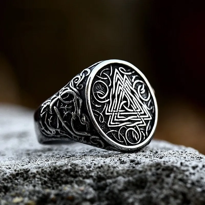 Herren-Punk-Dreieck-Ring