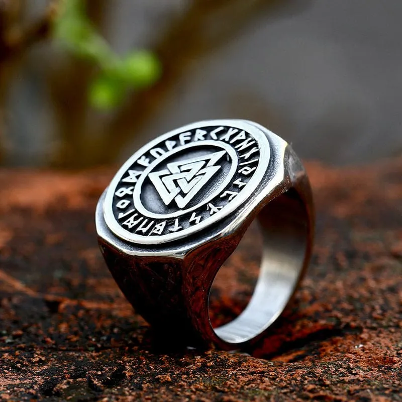 Keltischer Punk-Knotenring für Herren
