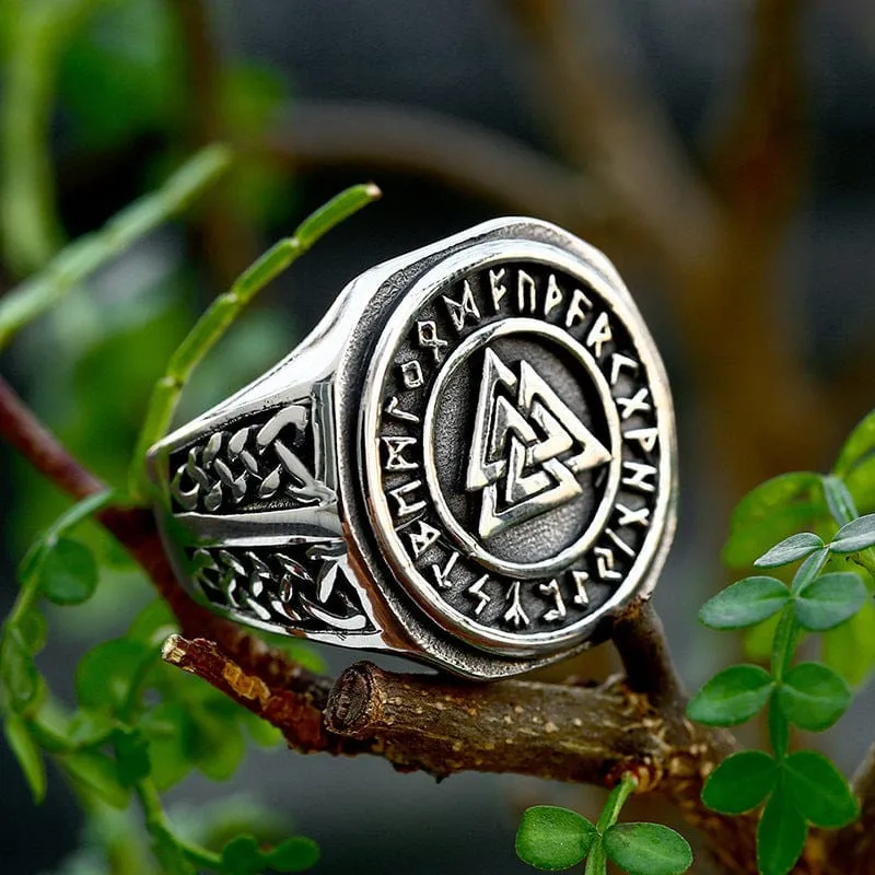 Keltischer Punk-Knotenring für Herren