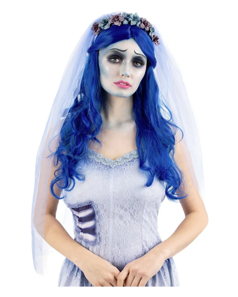Corpse Bride Emily Perücke