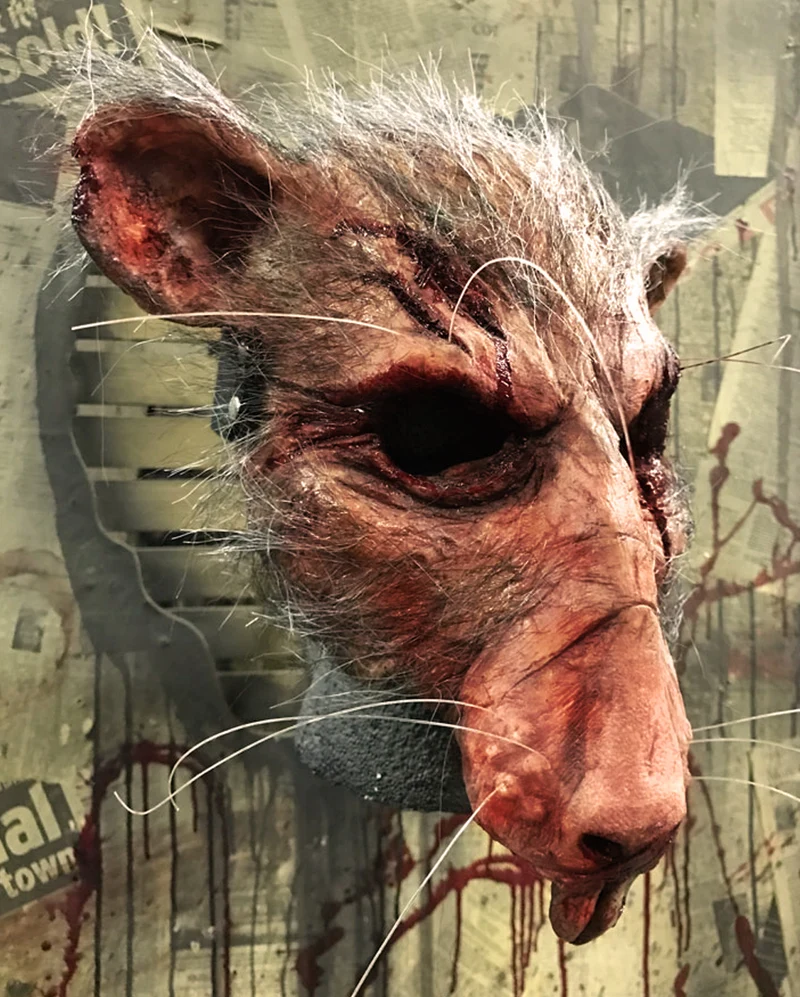 Blutige Typhus Kanalratten Maske