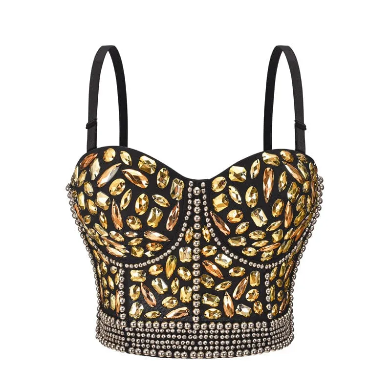Gothic Bustier mit Kopfsteinpflaster für Damen