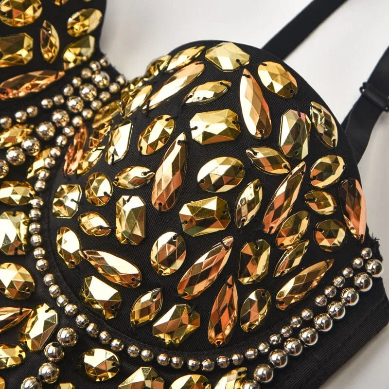 Gothic Bustier mit Kopfsteinpflaster für Damen