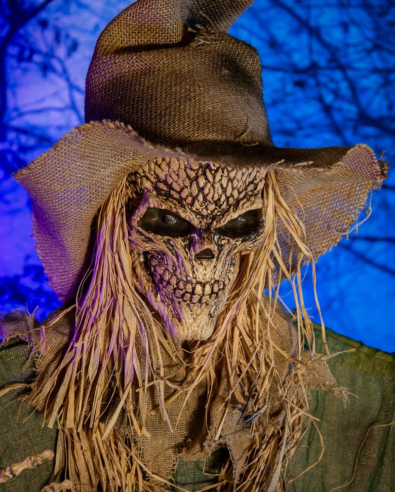 Wicked Vogelscheuche mit Bewegung, Licht & Sound 170cm