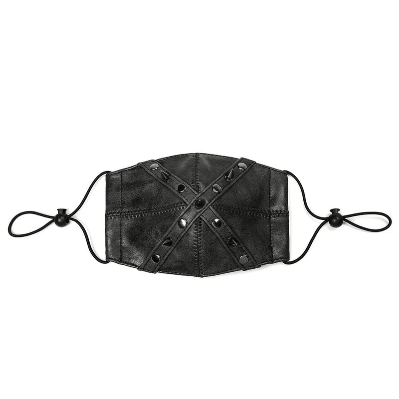 Unisex Steampunk Nieten Spleißmaske