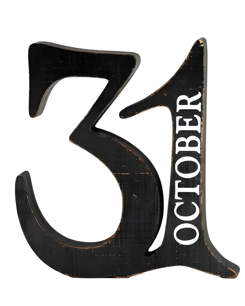 October 31 Holzaufsteller 24cm