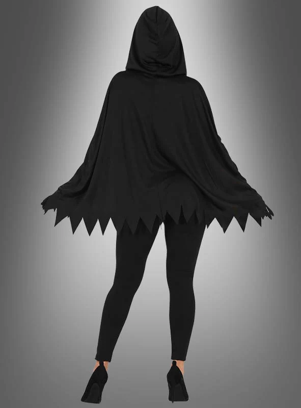 Skelett Poncho Halloween Kostüm