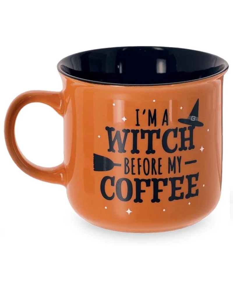 "I'm a Witch Before My Coffee" Halloween Tasse