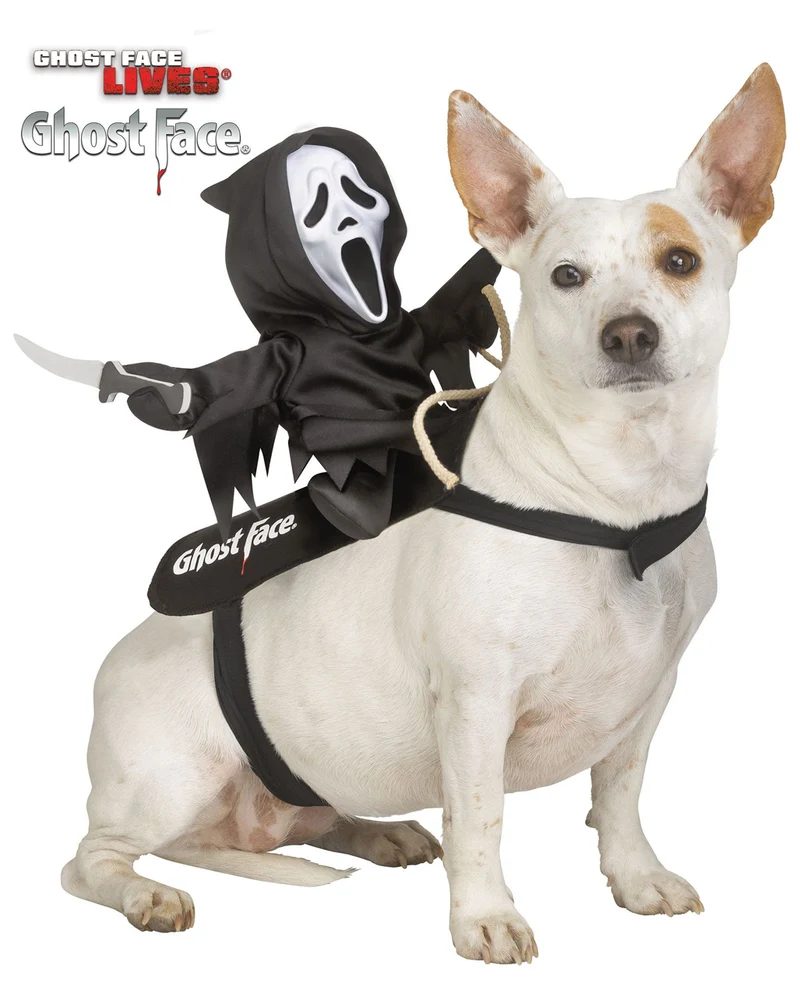 Ghost Face Hunde & Katzen Kostüm
