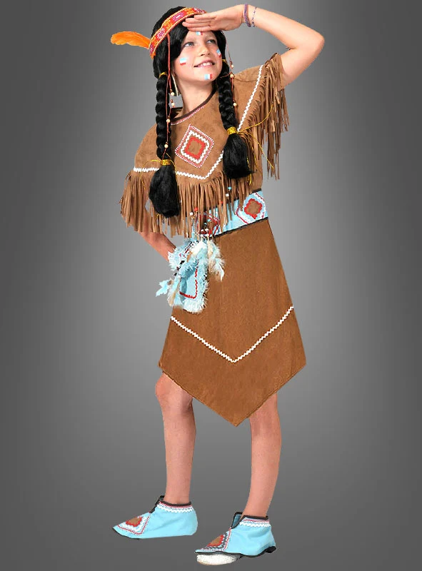 Kleine Squaw Indianerinkostüm