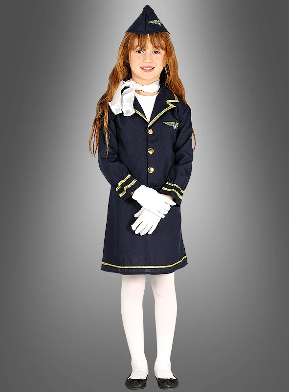 Stewardess Kinderkostüm