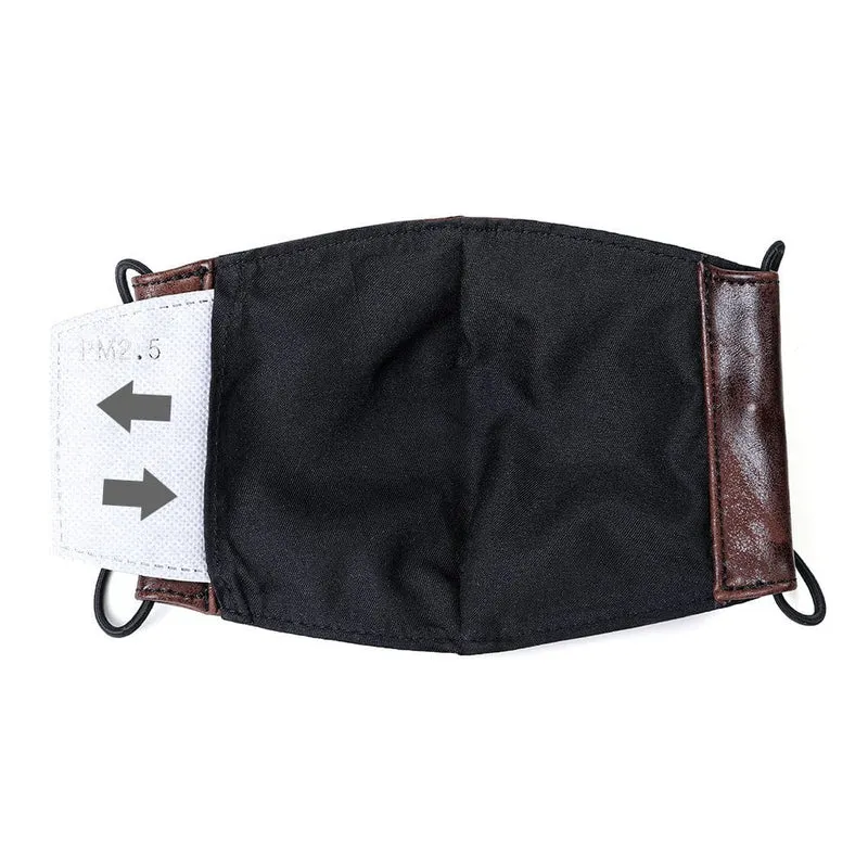 Unisex Steampunk Nieten Ösen Maske