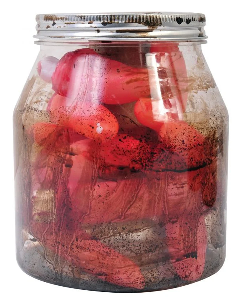 Horror Vorratsglas mit Fingern