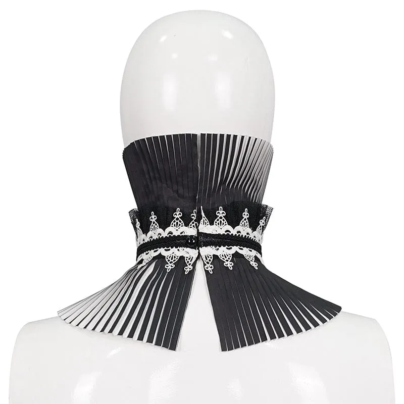 Gothic Double Color wulstige Halsbekleidung für Frauen