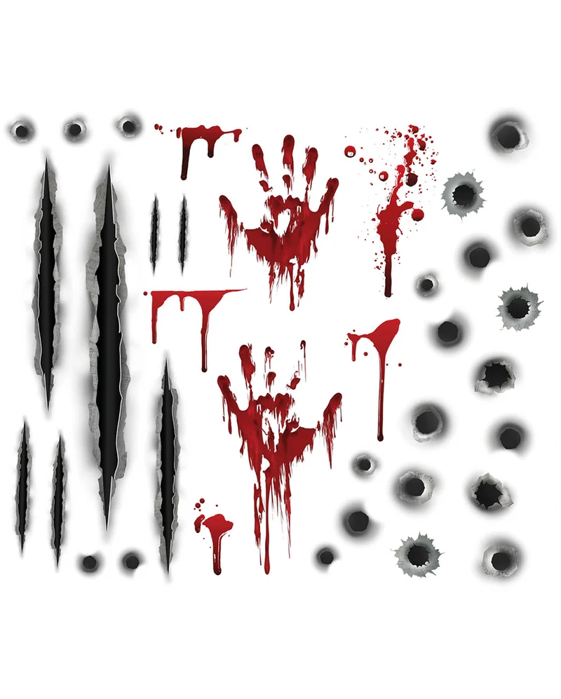 Blutige FX Autosticker 30x40cm
