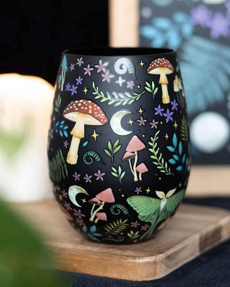 Magic Forest Weinglas ohne Stiel 12cm