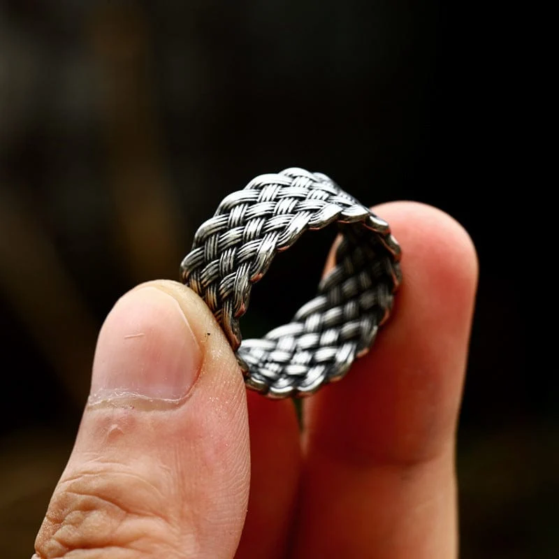 Keltischer Punk-Knotenring für Herren