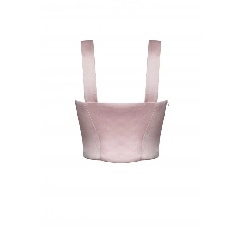 Lolita Pink Love Heart Bustier zum Schnüren für Damen